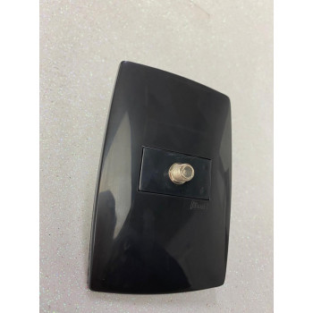 Conjunto Coaxial Antena 4x2 - (HOME PRETO GRAFITE)